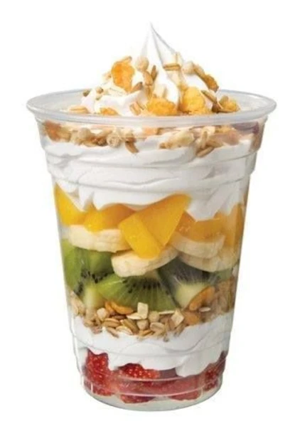 Frutas con crema